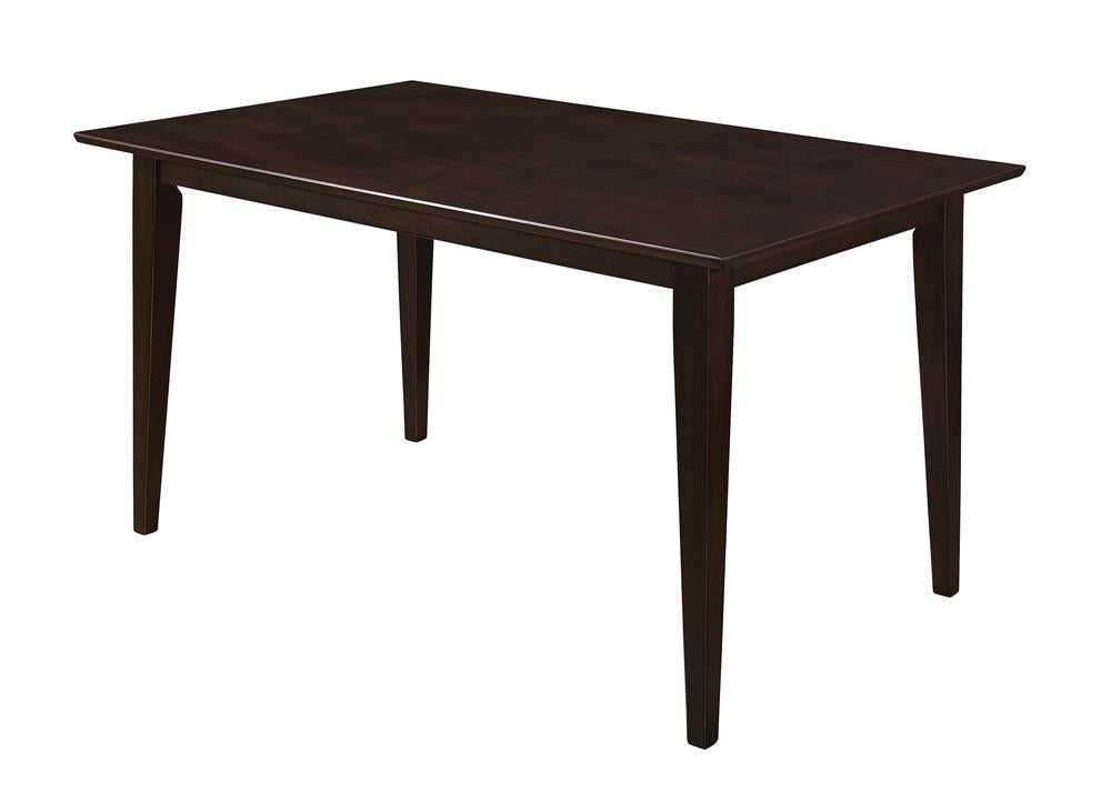 Table à manger rectangulaire Gabriel, couleur cappuccino