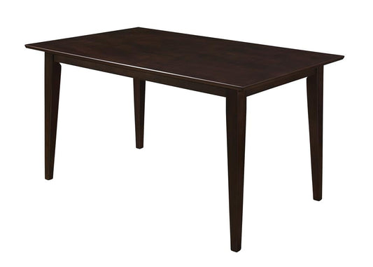 Table à manger rectangulaire Gabriel, couleur cappuccino