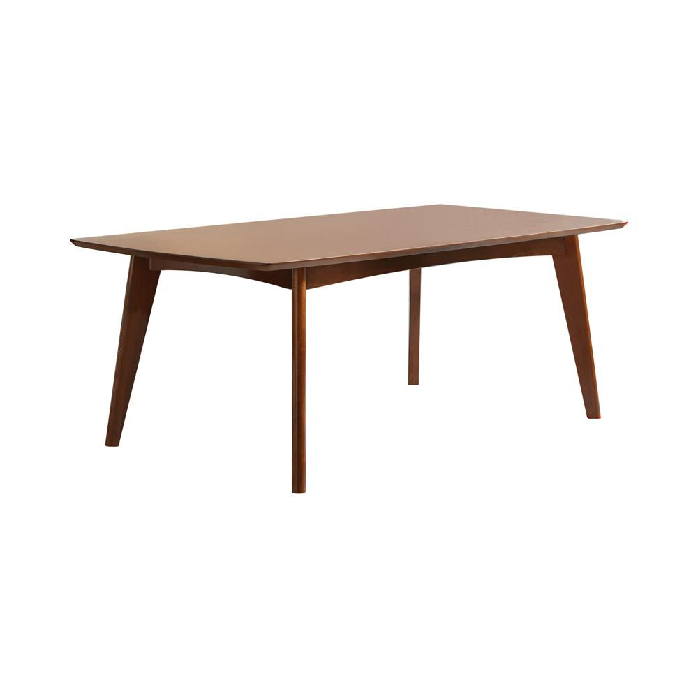 Table à manger rectangulaire Malone en noyer foncé