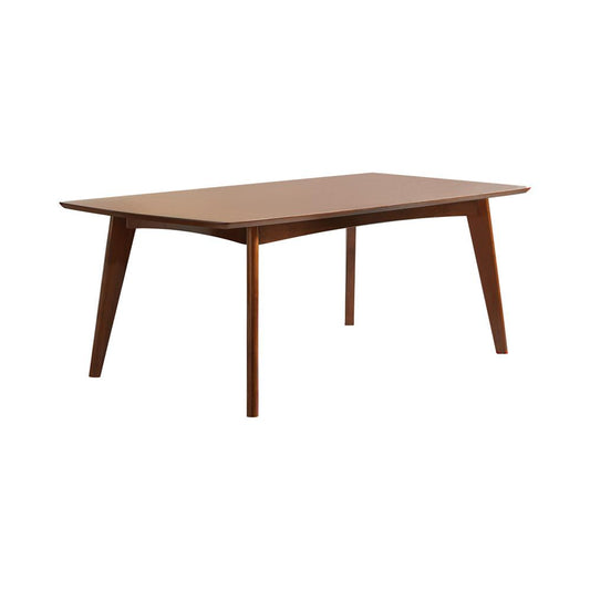 Table à manger rectangulaire Malone en noyer foncé