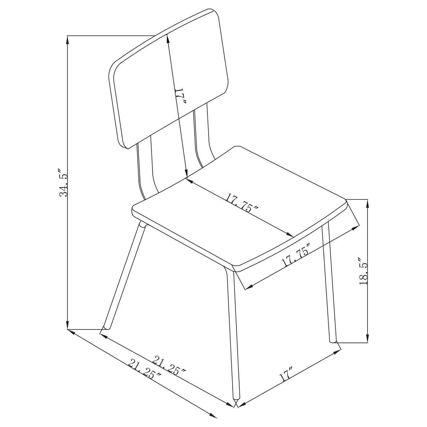 Chaise d'appoint Calla