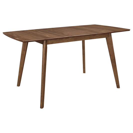 Table à manger rectangulaire Alfredo en noyer naturel
