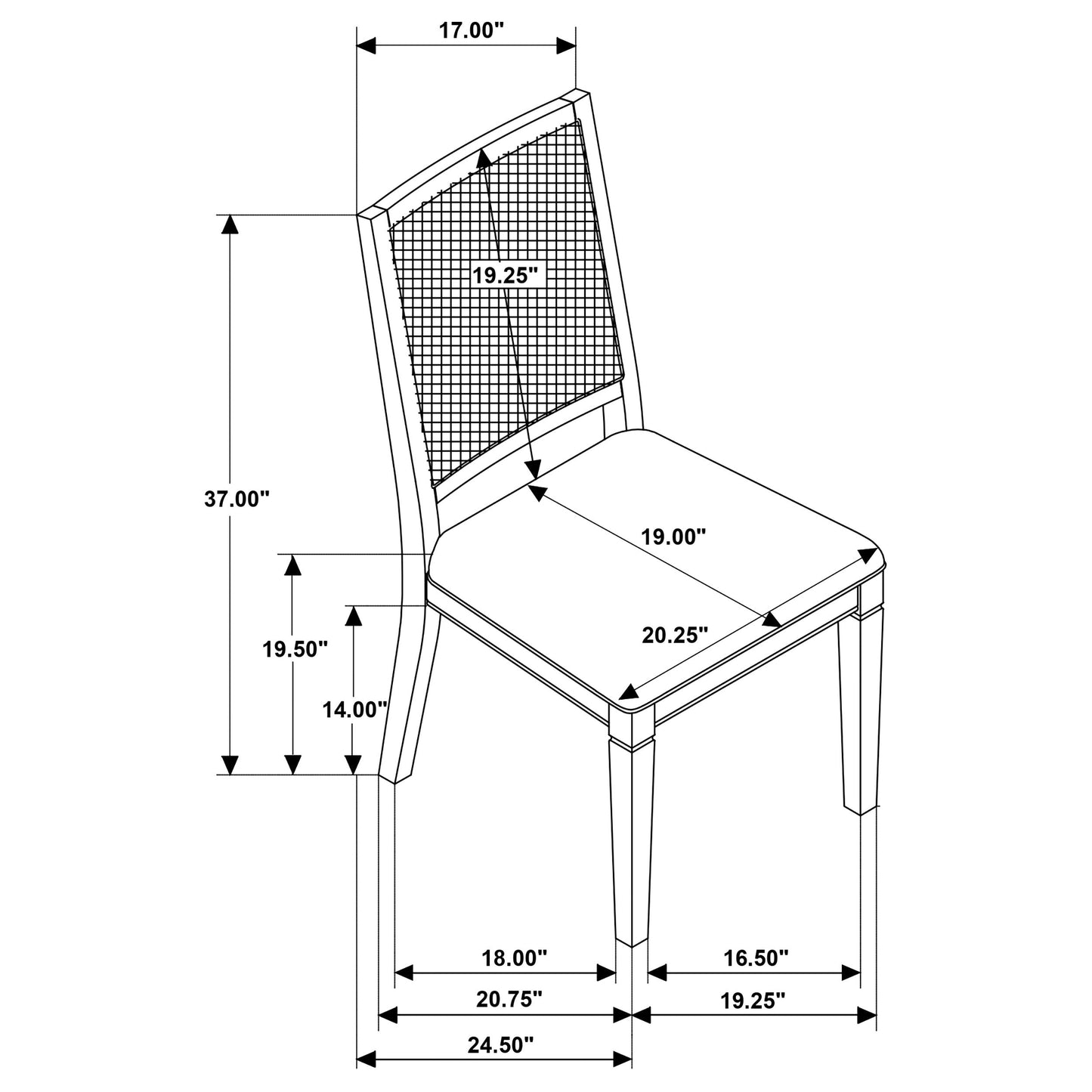Chaise d'appoint Matisse