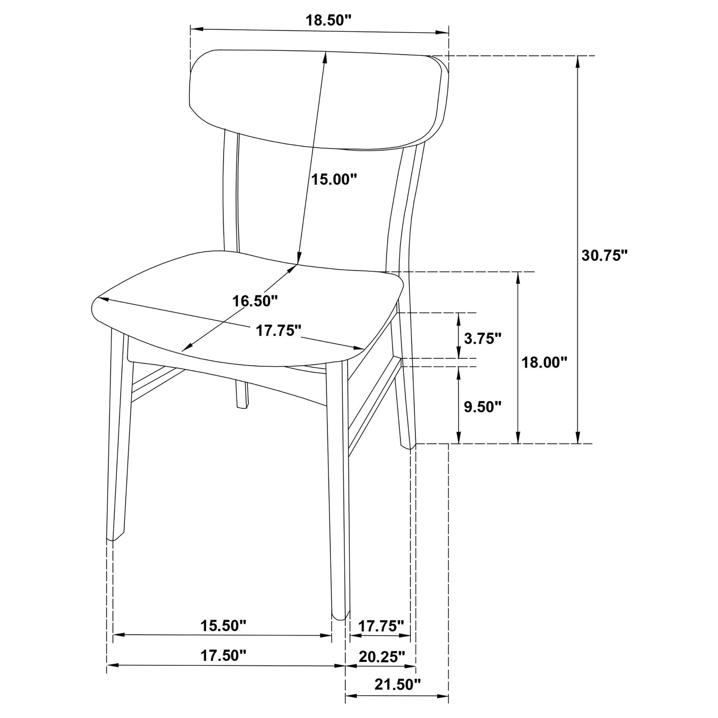 Chaise d'appoint Dortch