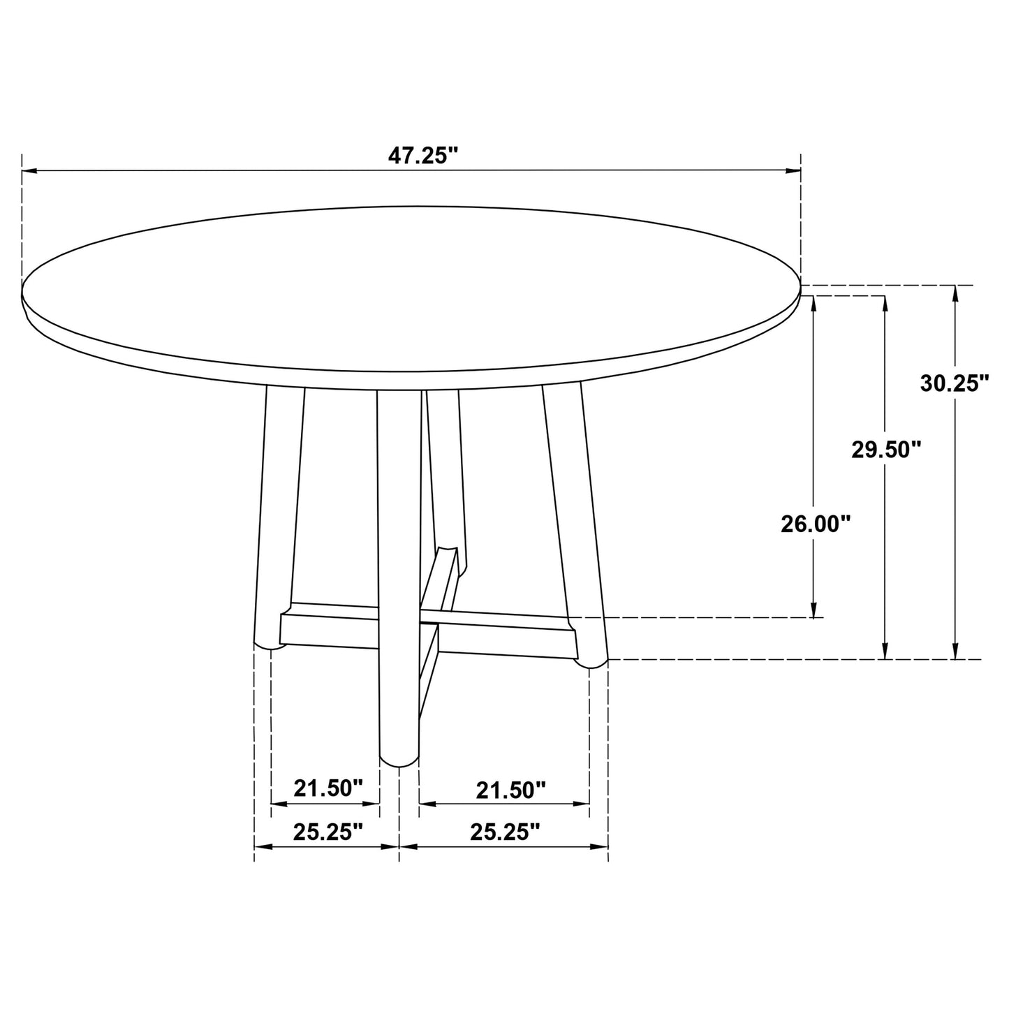 Table à manger Dinah