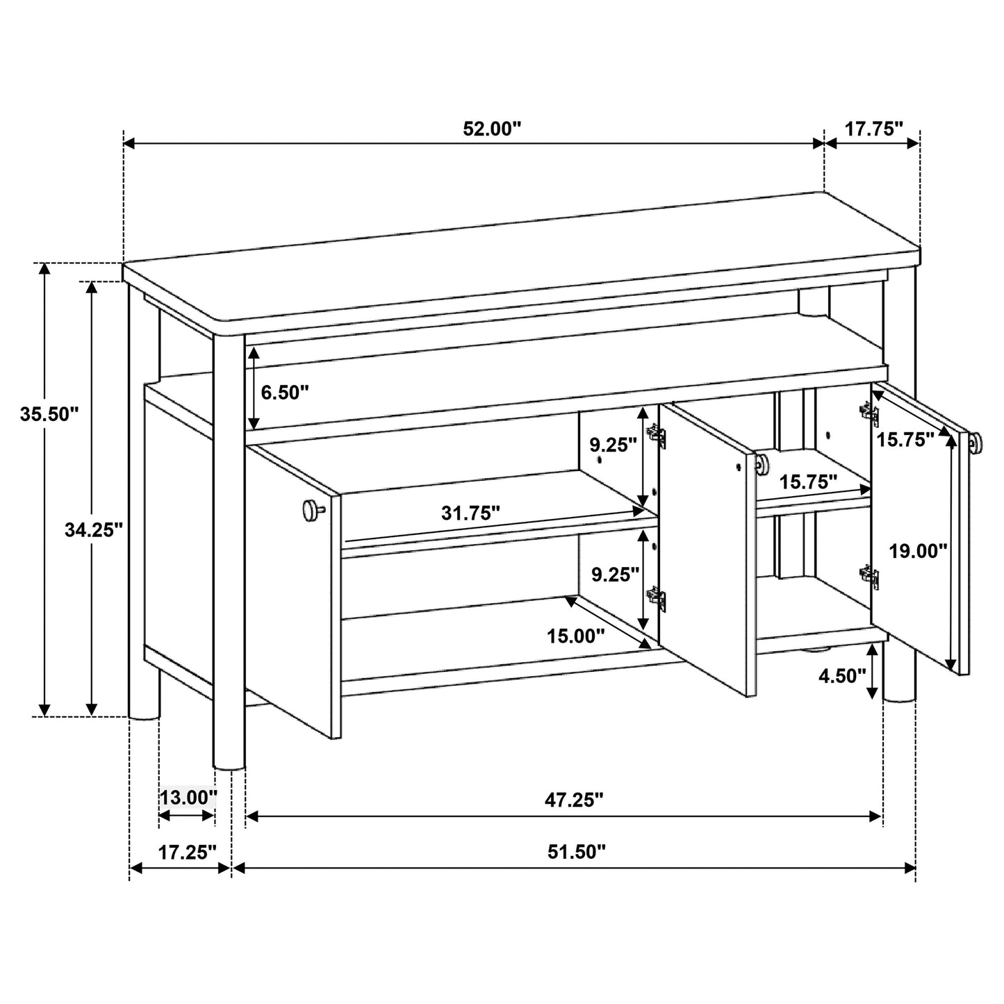 Crestmore Sideboard