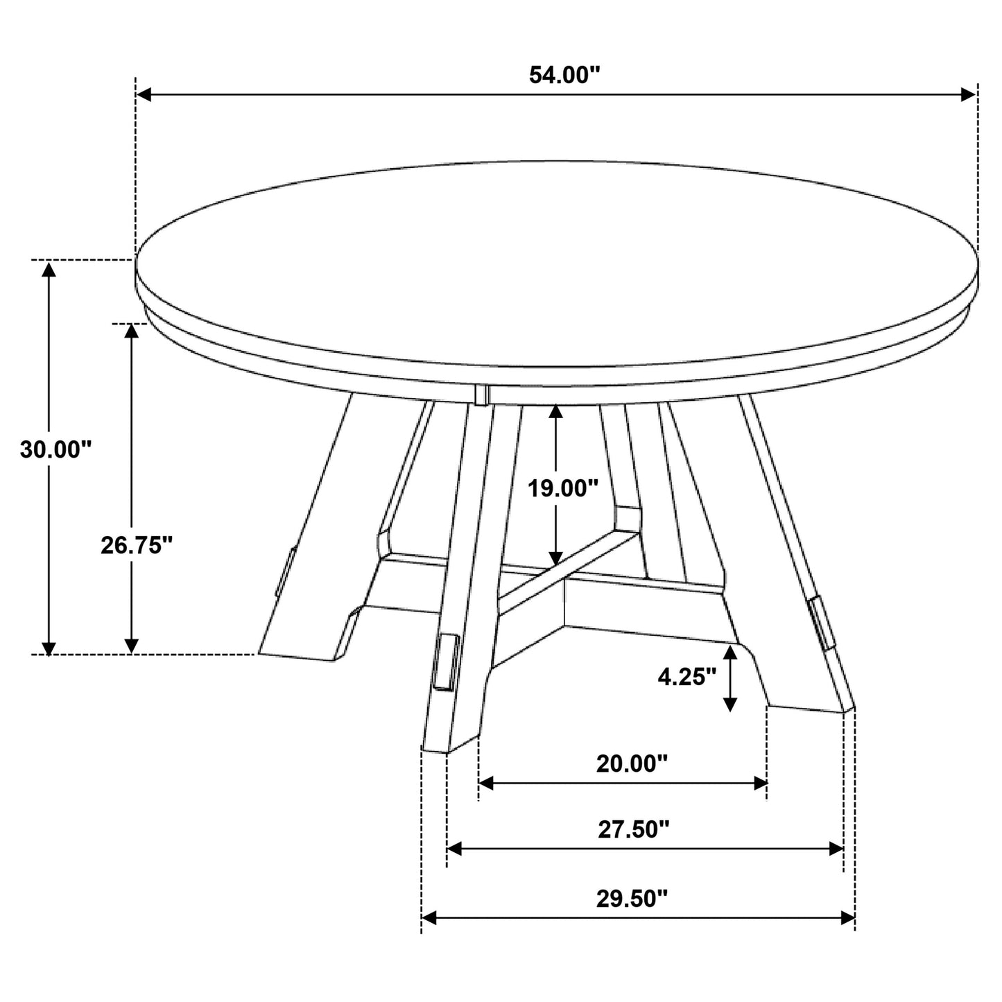 Table à manger Danvers