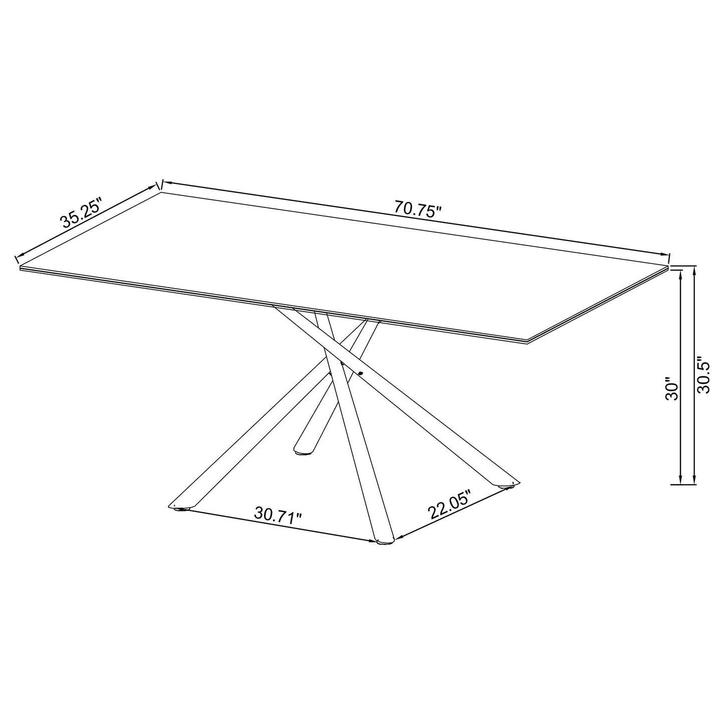 Table à manger Carvell