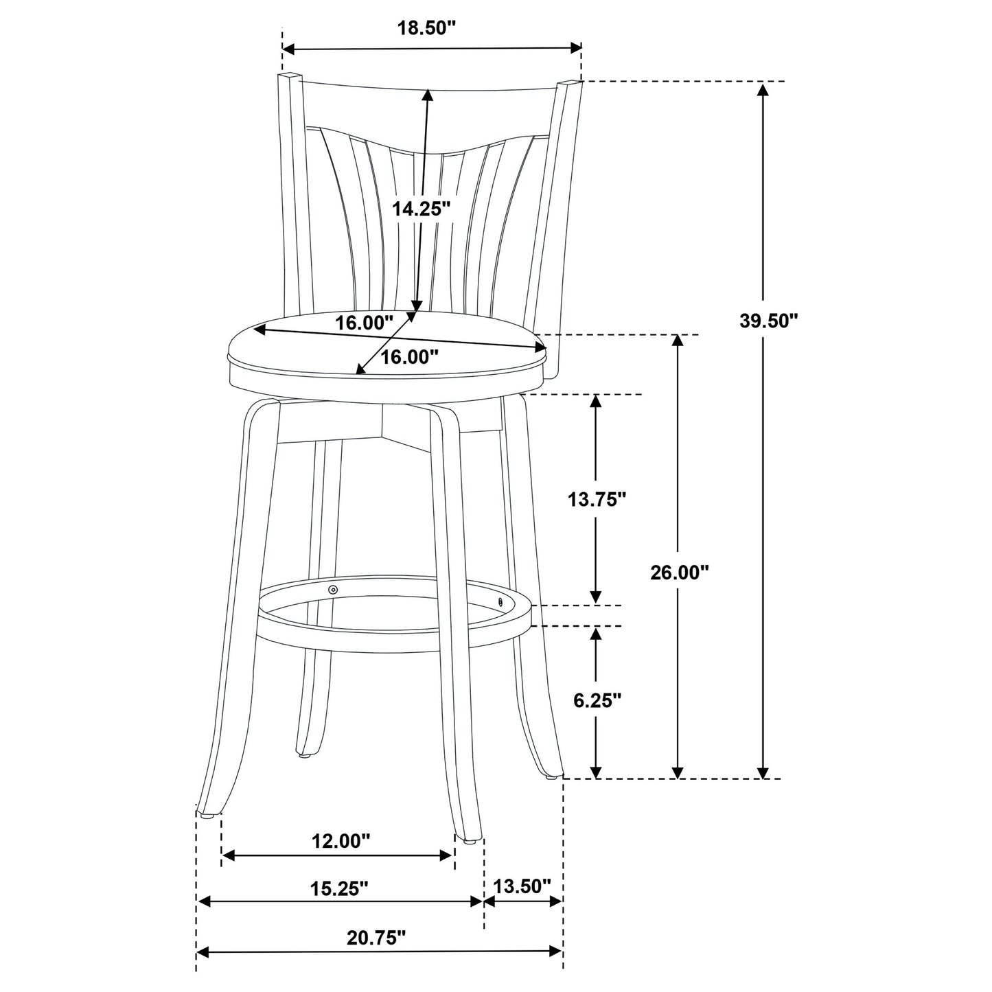 Tabouret de bar Lambert