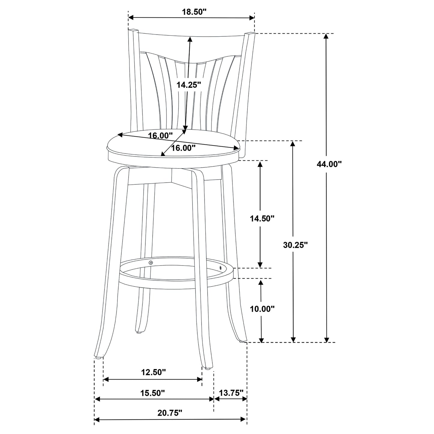 Tabouret de bar Lambert