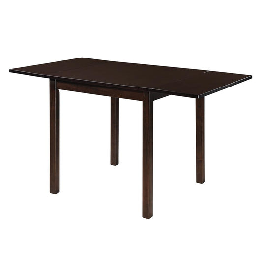 Table à manger rectangulaire Kelso avec rallonge, couleur cappuccino