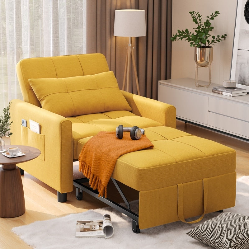 Canapé-lit convertible 3-en-1, canapé-lit escamotable, lit pliable pour salon.