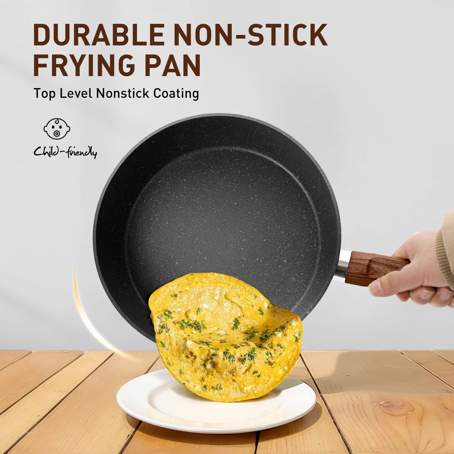 Ensemble de 30 pièces pour cuisine, ustensiles de cuisine et de pâtisserie en granit, ensemble de casseroles et poêles antiadhésives.