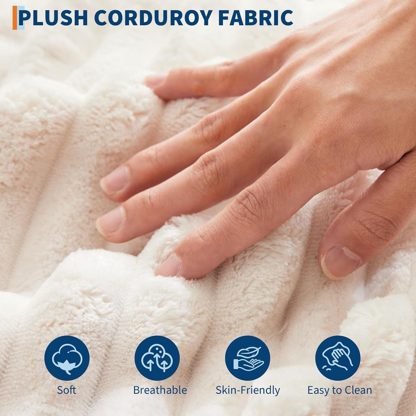 Canapé-lit rembourré de 54 pouces avec coussins et accoudoirs, fauteuil de salon surdimensionné confortable en velours côtelé pour intérieur.