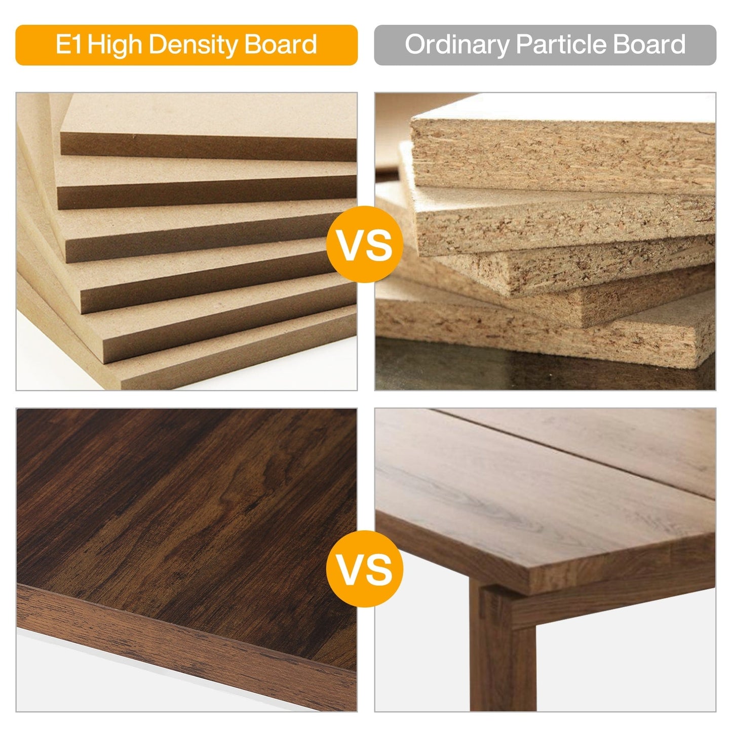 Bureau d'ordinateur robuste 55, bureau de bureau