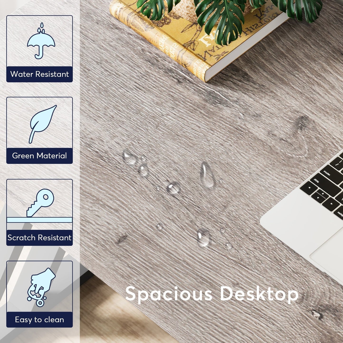 Bureau d'ordinateur robuste 55, bureau de bureau