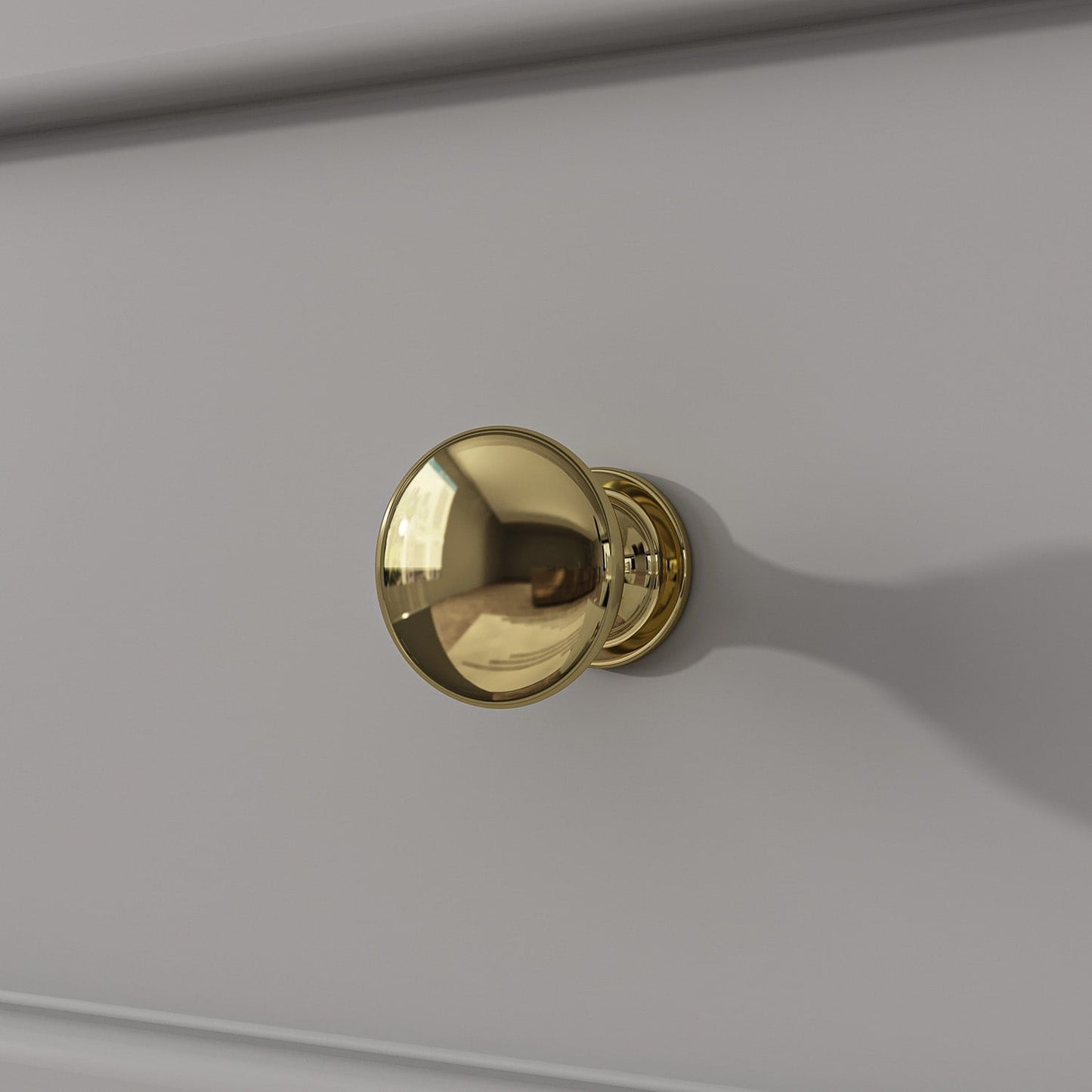 Buffet de rangement blanc laqué, style moderne contemporain du milieu du siècle, 59,1 pouces