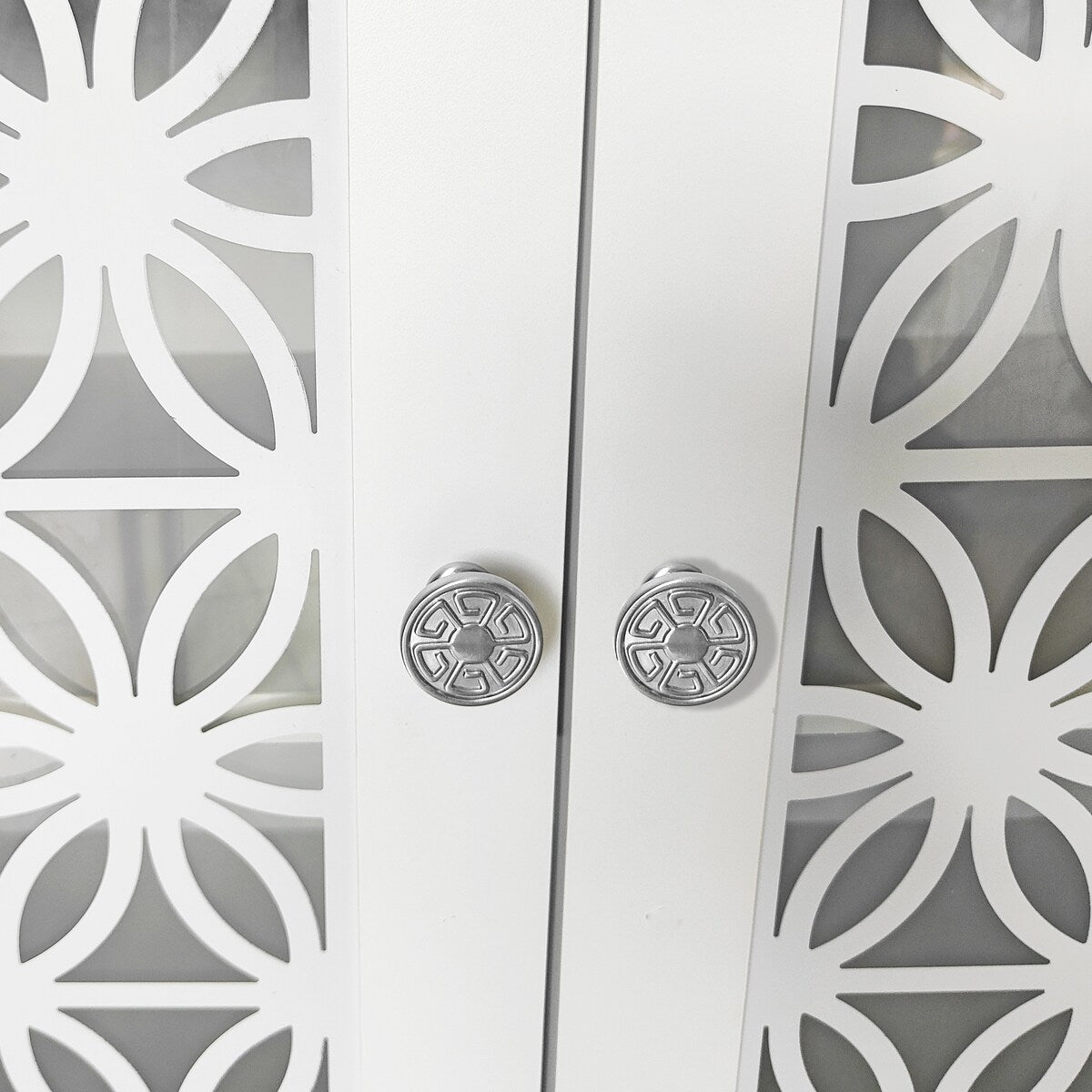 Meuble TV mural décoratif à motif floral rustique de 70 pouces pour téléviseurs jusqu'à 80 pouces