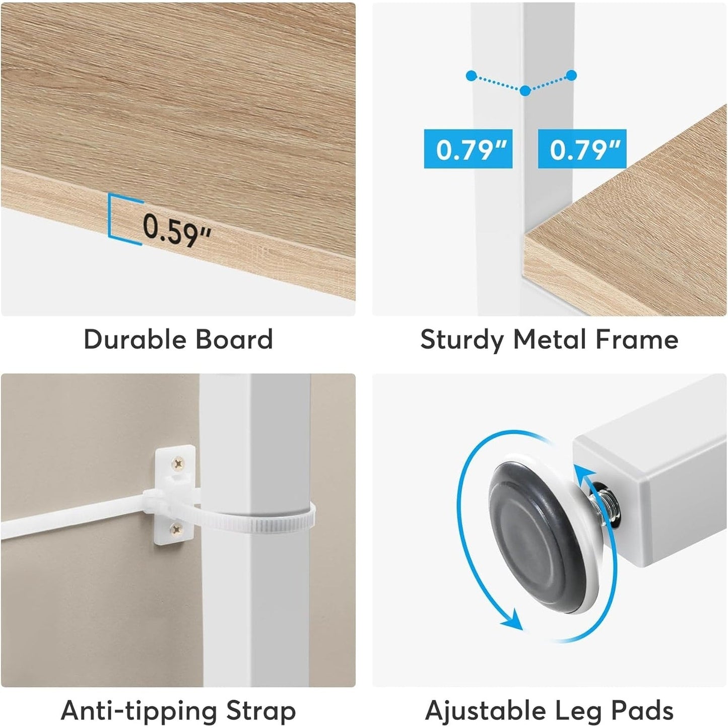 Étagère à livres industrielle de 71 pouces, bibliothèque en bois brun rustique à 6 niveaux, étagères ouvertes.