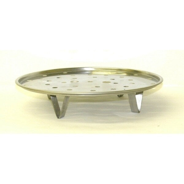 Grande marmite en acier inoxydable de 80 QT avec panier vapeur, modèle robuste.