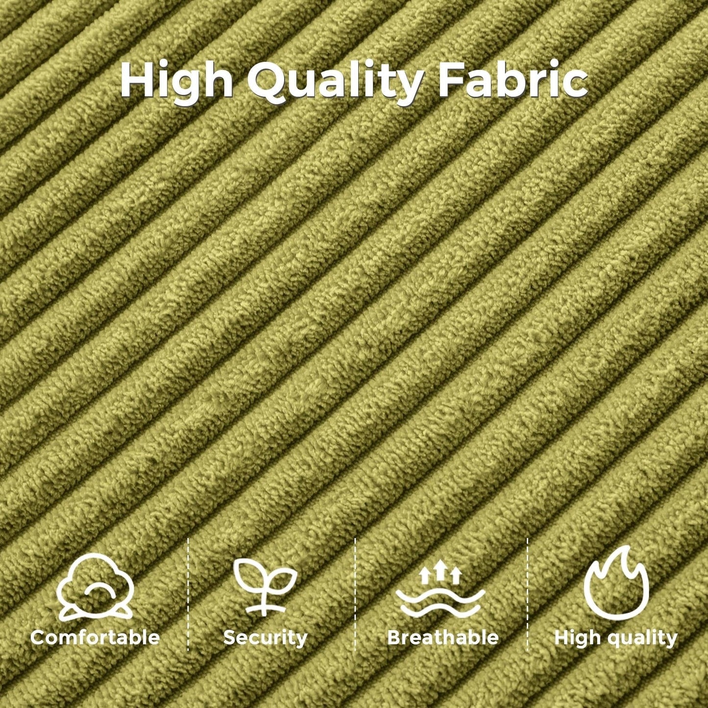 8 Canapé-lit pliable en velours côtelé, simple