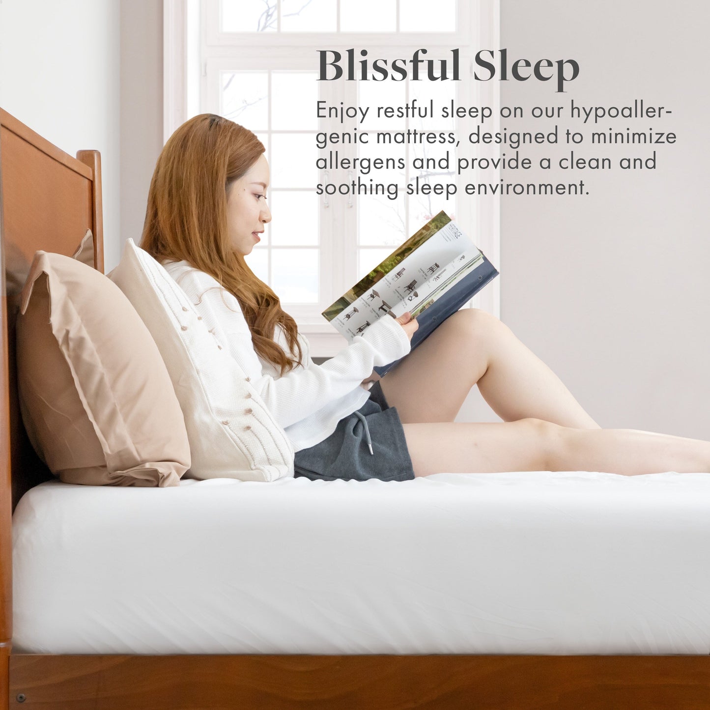 Matelas en mousse à mémoire de forme au gel premium de 25 cm (10 pouces) de la collection SoftNest Rejuv