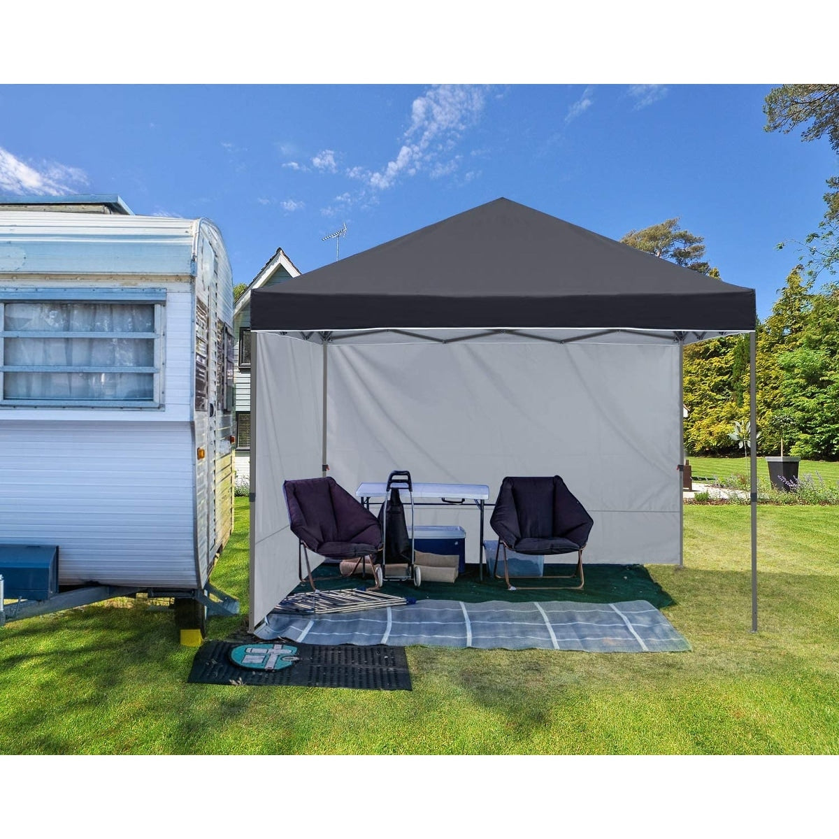 ABCCANOPY Tente de parasol pliable facile et durable pour extérieur