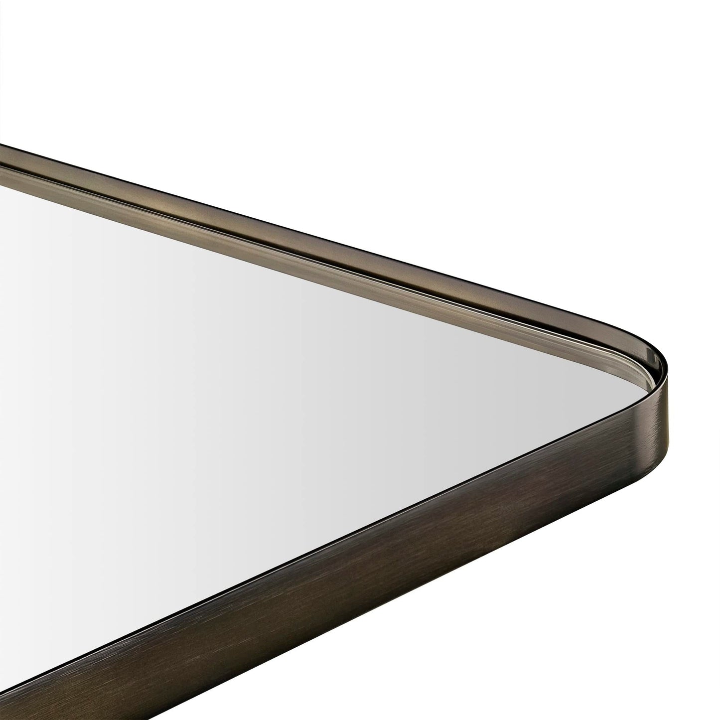 TEHOME Aristes Armoire à pharmacie encastrée avec cadre, miroir et étagères réglables