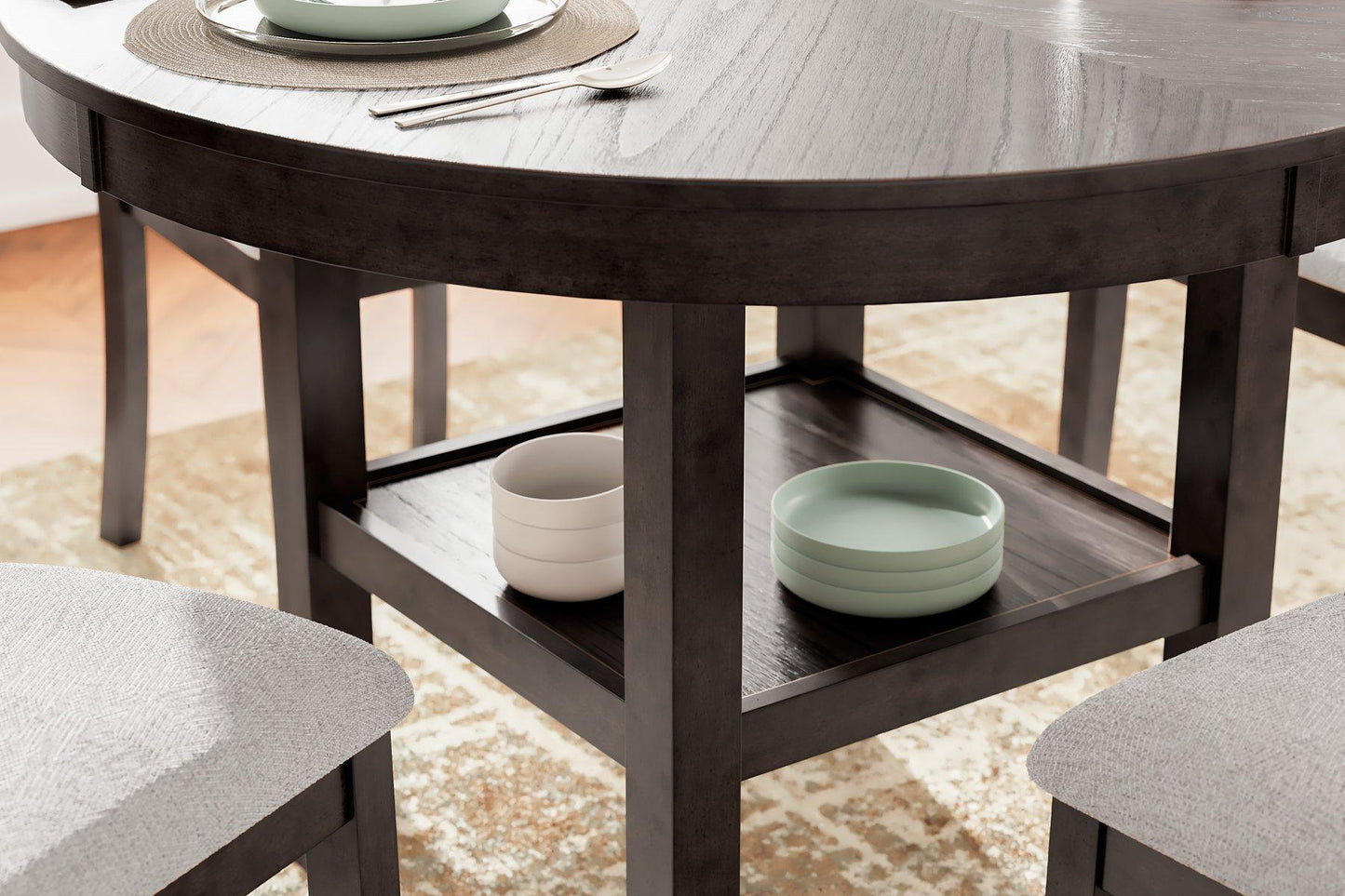 Table à manger Langwest et 4 chaises (ensemble de 5)