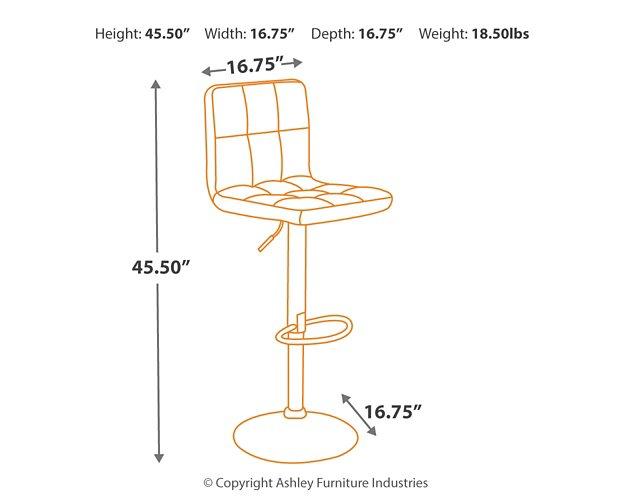 Ensemble de tabourets de bar Bellatier