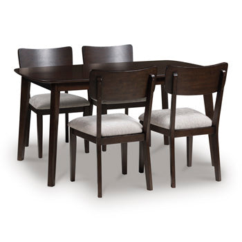 Table à manger Mallenette et 4 chaises (ensemble de 5)