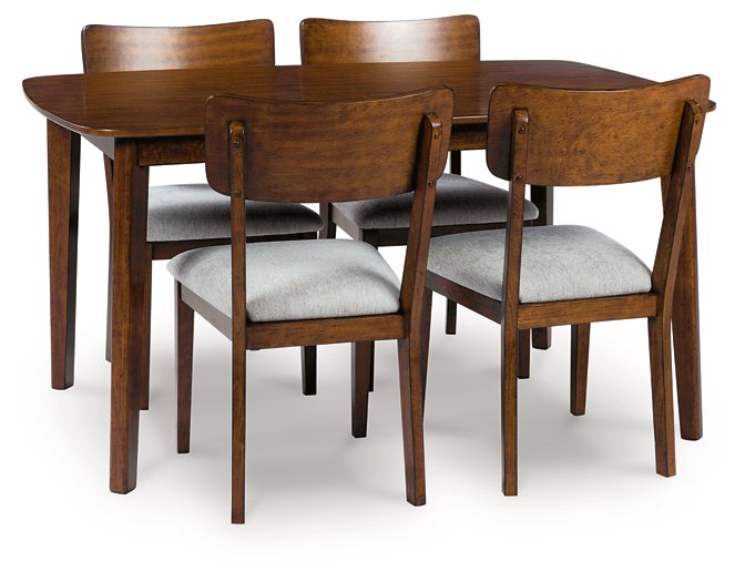 Table à manger Tameride et 4 chaises (ensemble de 5)