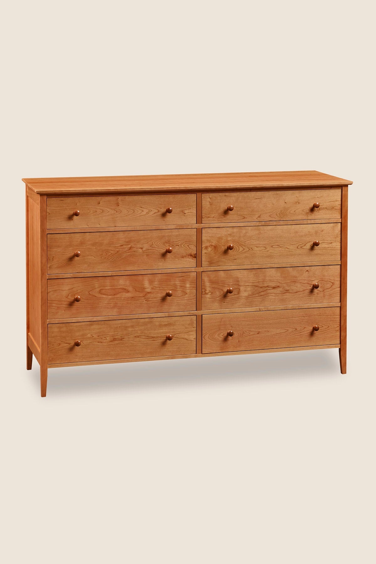 Commode Shaker à huit tiroirs - Cerisier