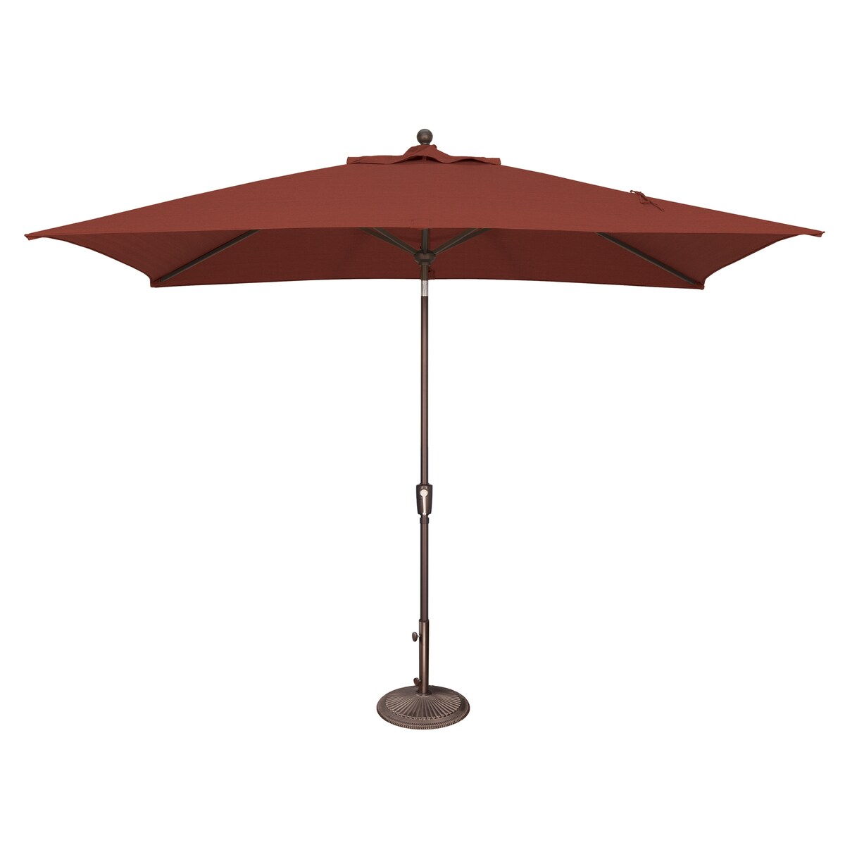 Parasol inclinable rectangulaire SimplyShade Catalina de 3 mètres avec bouton-poussoir