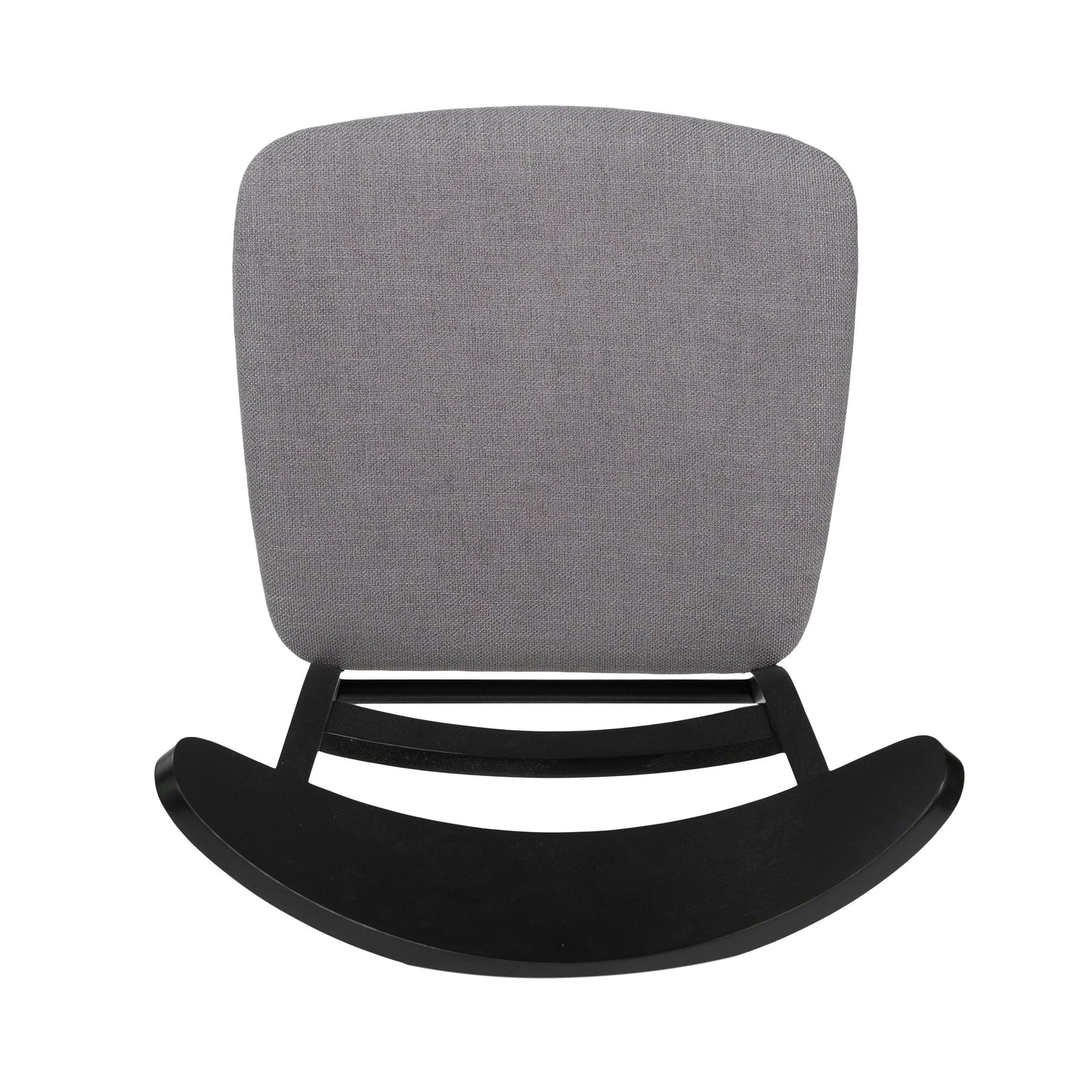 Chaise de salle à manger Abrielle en bois d'hévéa rembourrée, style moderne du milieu du siècle (lot de 2) par Christopher Knight Home