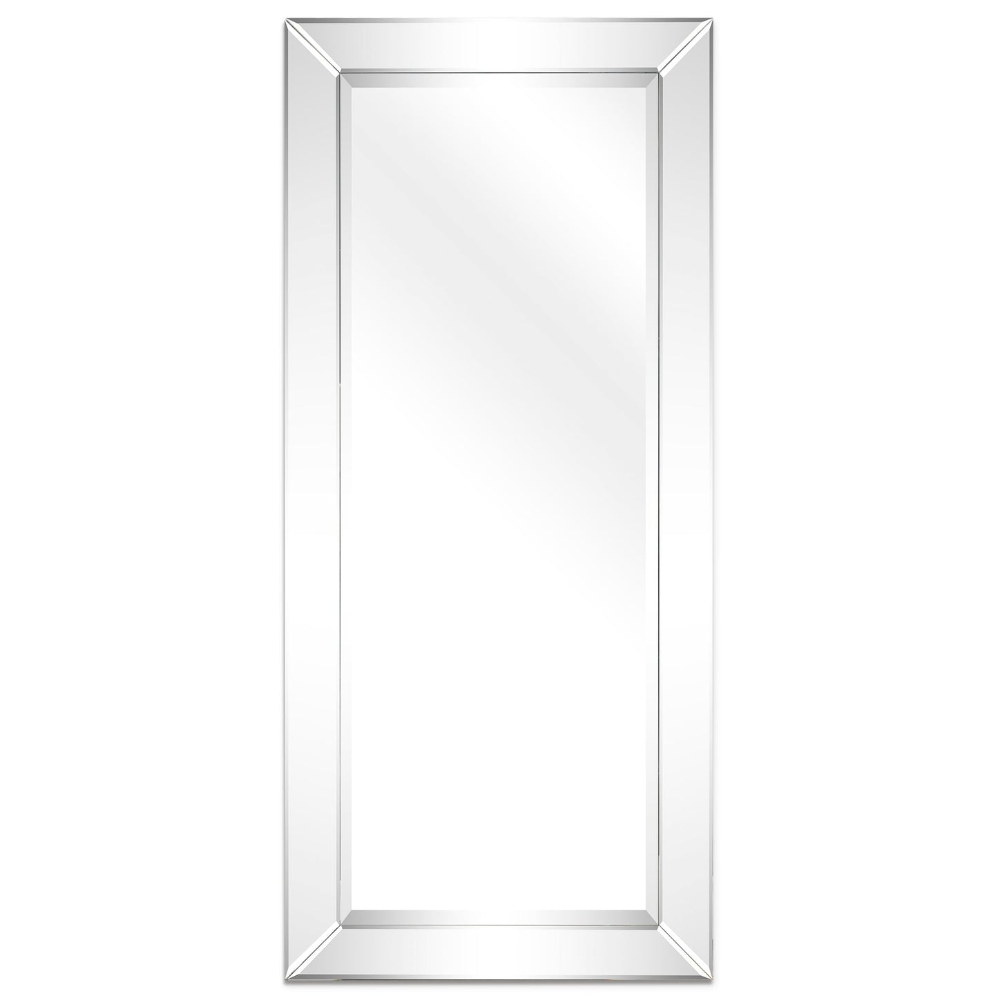 Miroir rectangulaire biseauté transparent haute définition à fixer au mur pour salle de bain, meuble-lavabo, chambre à coucher, 3 tailles