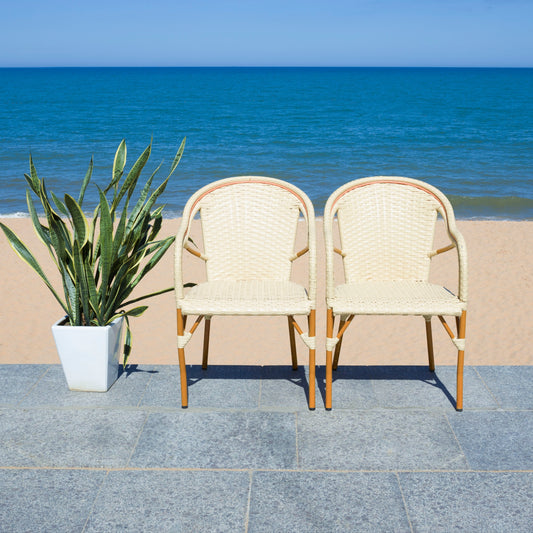 Fauteuil à accoudoirs SAFAVIEH Doreth (lot de 2) - 58,4 x 91,4 x 63,5 cm (LxlxH)