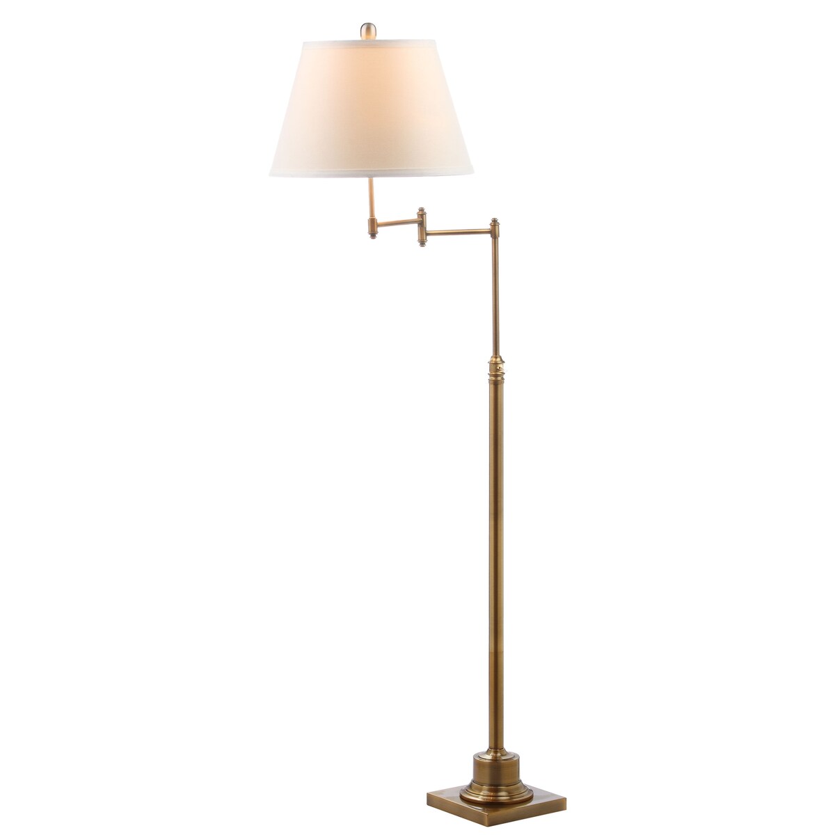SAFAVIEH Lighting Tracee Lampe de sol pivotante dorée de 60 pouces - 16x16x54.5-68.5 - 16Lx16Px69H