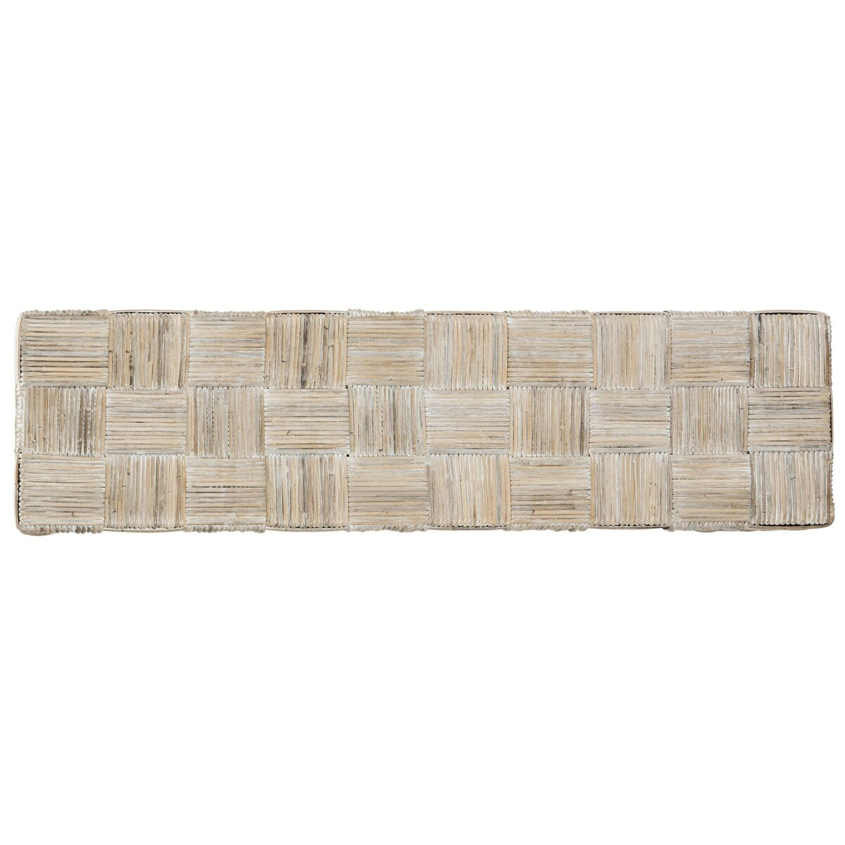 Table console en rotin SAFAVIEH Mindel - 51L x 14P x 32H (largeur x profondeur x hauteur)