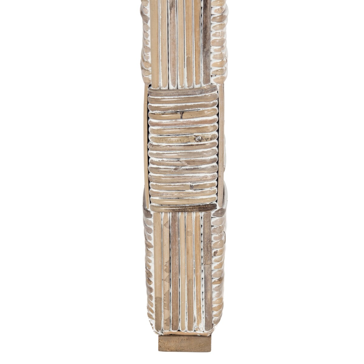 Table console en rotin SAFAVIEH Mindel - 51L x 14P x 32H (largeur x profondeur x hauteur)