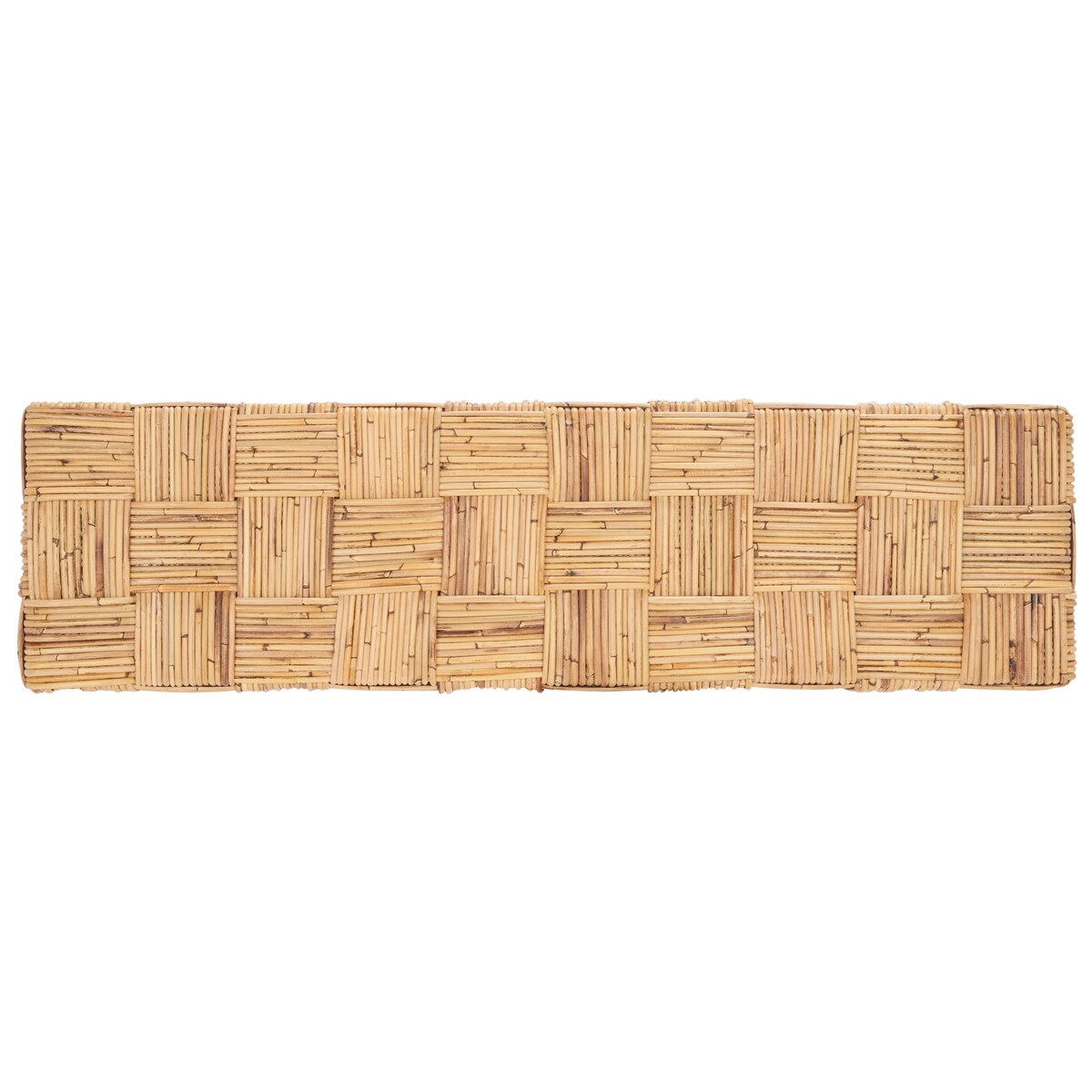 Table console en rotin SAFAVIEH Mindel - 51L x 14P x 32H (largeur x profondeur x hauteur)