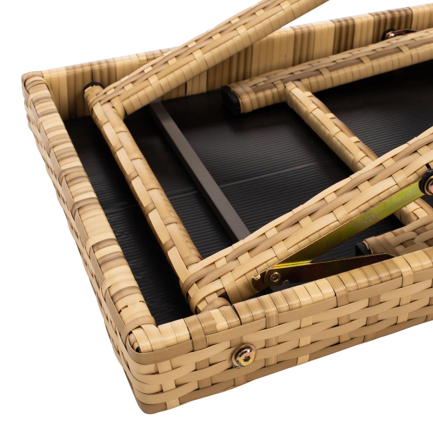 Ensemble de chaises longues de jardin Blaguna 3 pièces de SAFAVIEH - 83L x 20P x 24H (dimensions en pouces)