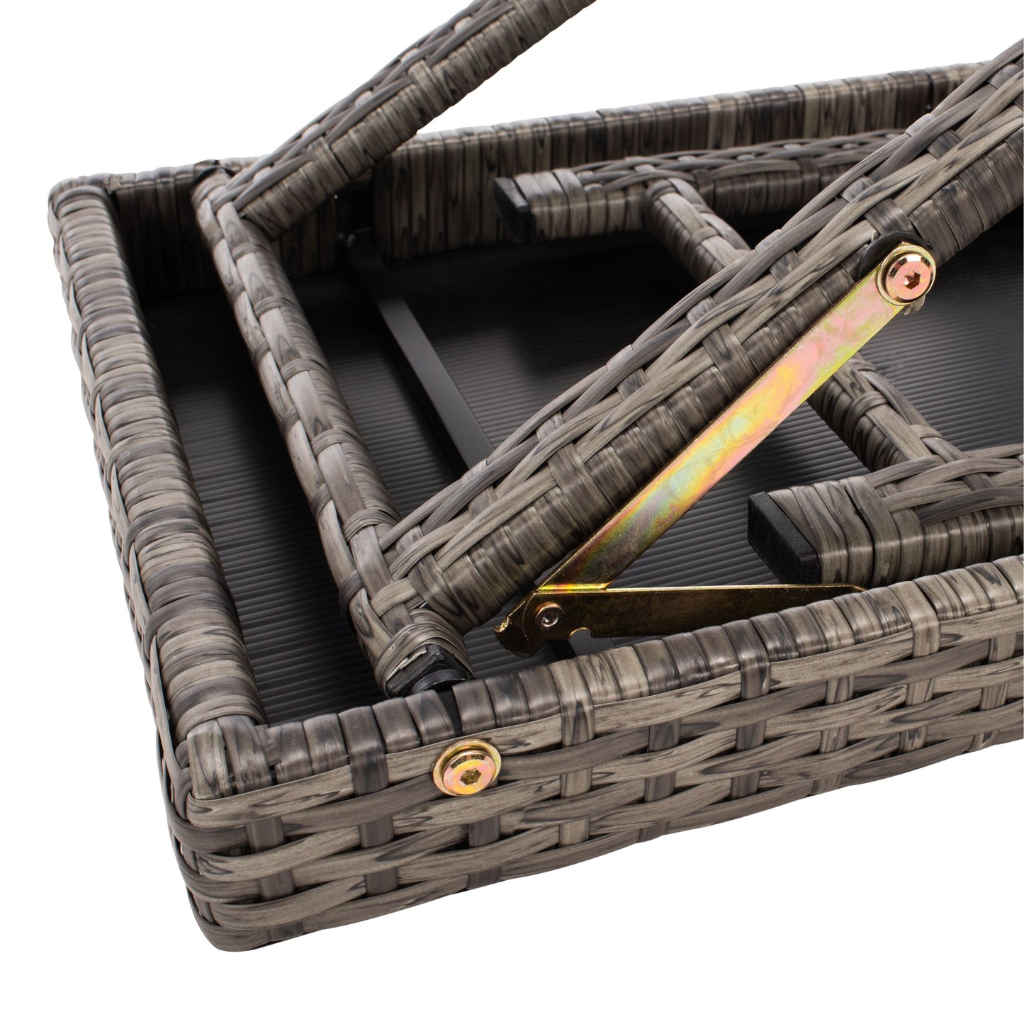 Ensemble de chaises longues de jardin Blaguna 3 pièces de SAFAVIEH - 83L x 20P x 24H (dimensions en pouces)