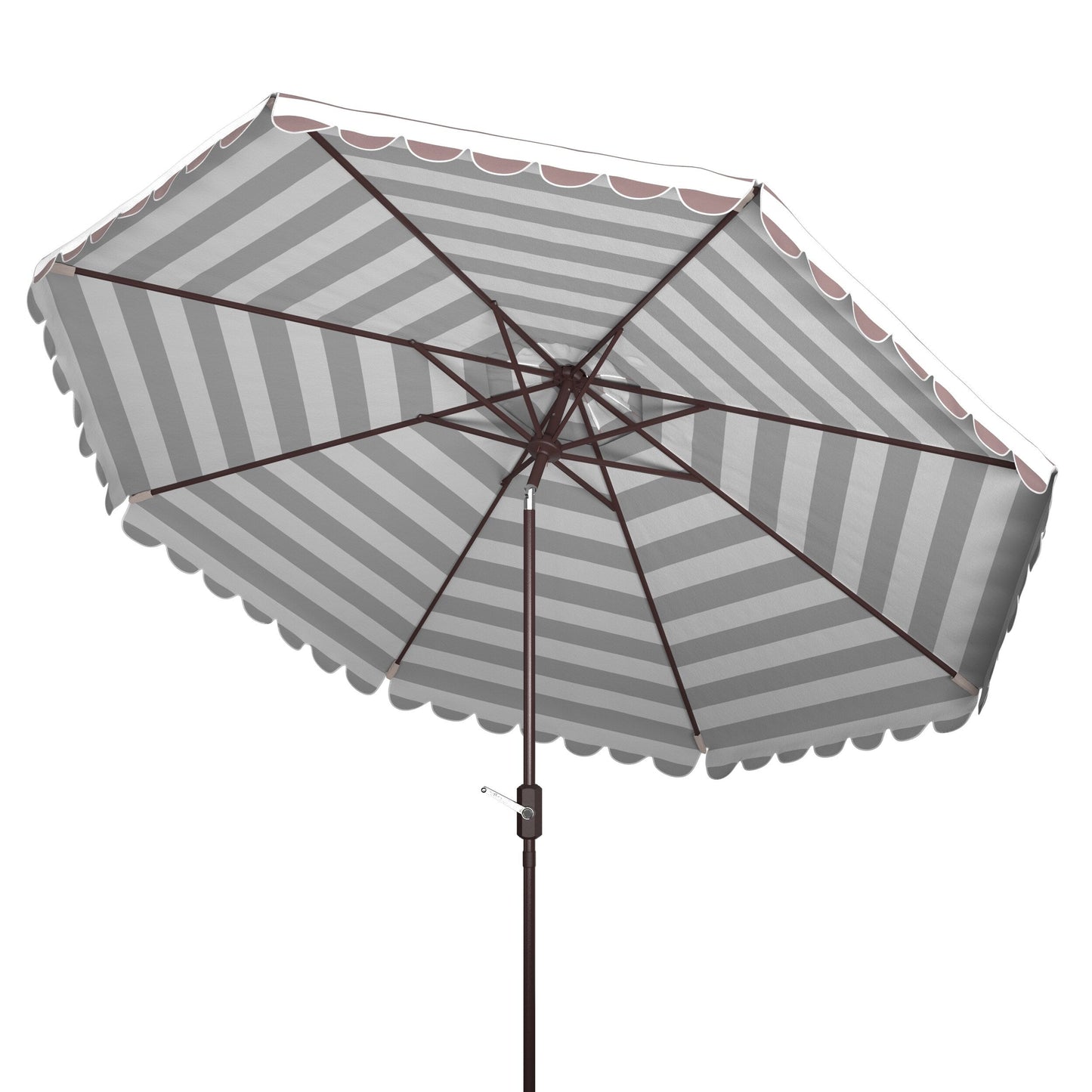 Parasol rond de jardin Jaylee de 3,35 m (11 pieds) de SAFAVIEH