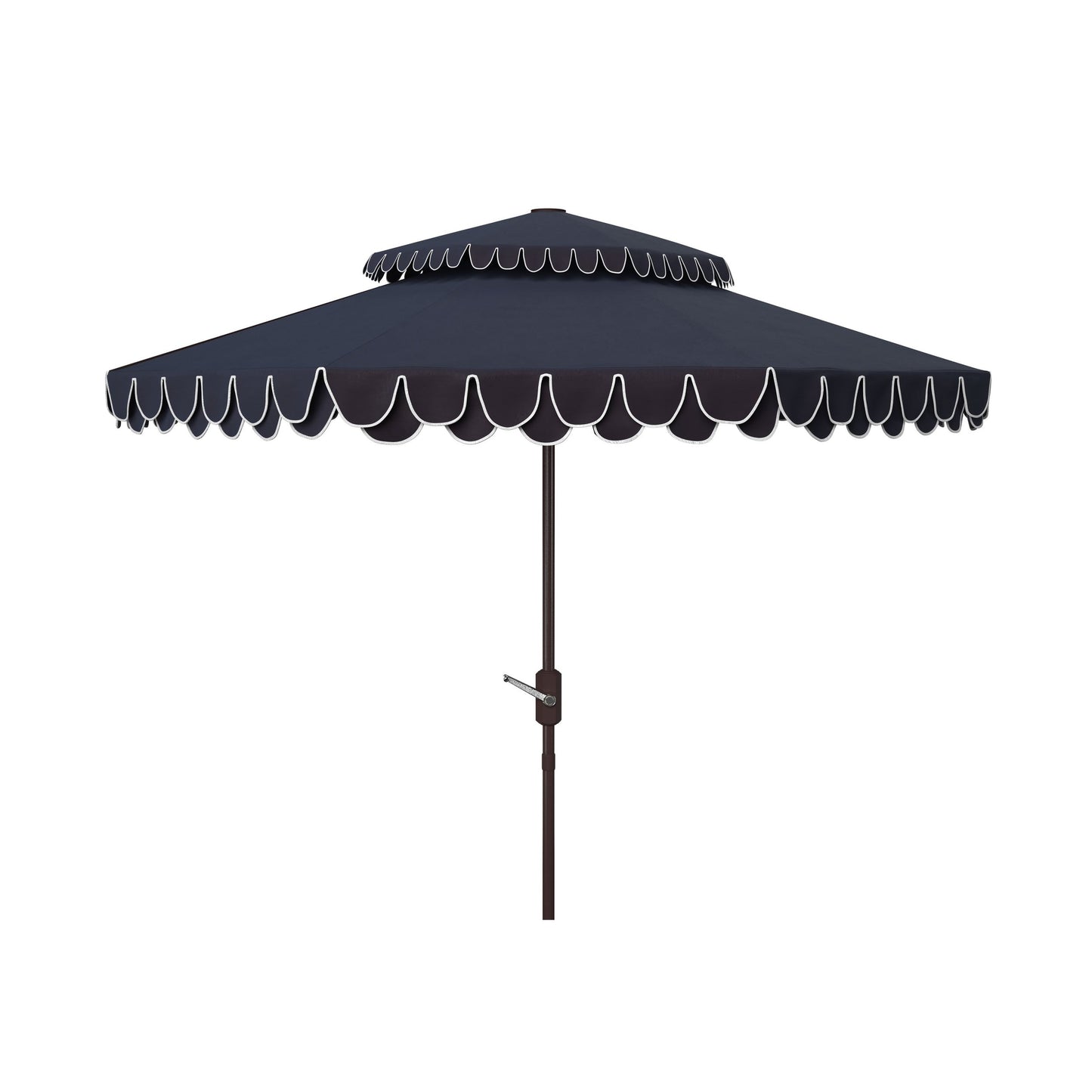 Parasol de jardin SAFAVIEH Kjerstin Valance 9 pieds à double toit