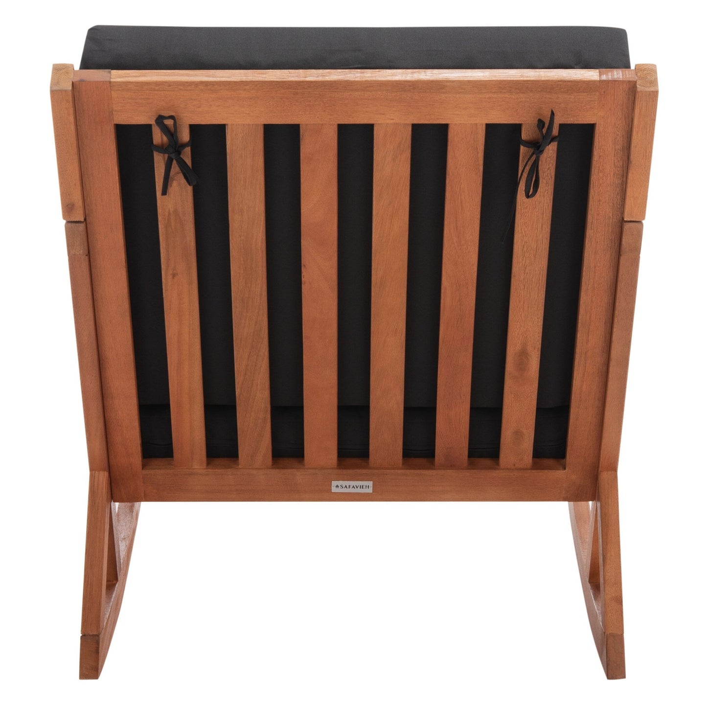 Chaise à bascule d'extérieur Makaila de SAFAVIEH avec coussin - 66L x 79P x 97H (cm)