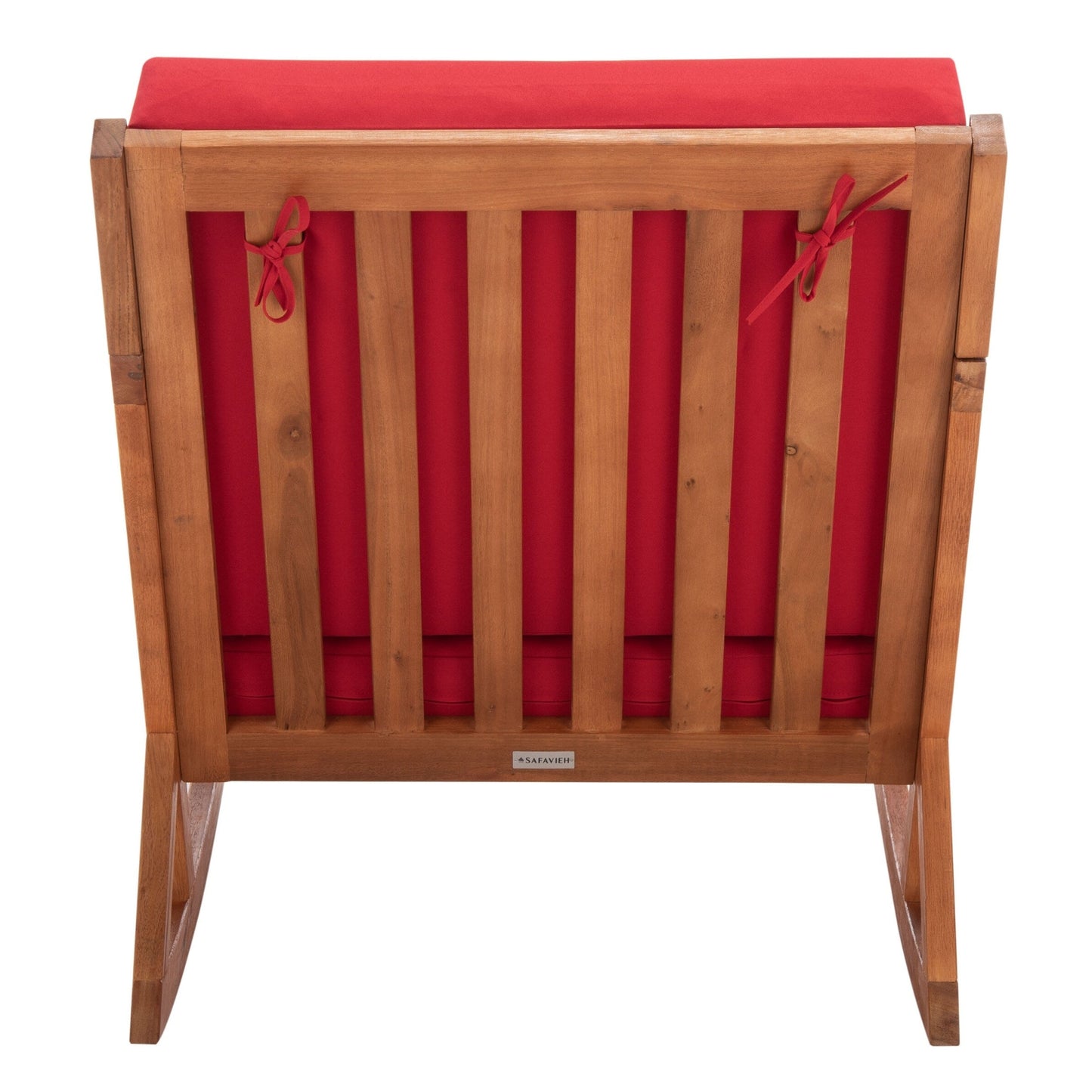 Chaise à bascule d'extérieur Makaila de SAFAVIEH avec coussin - 66L x 79P x 97H (cm)