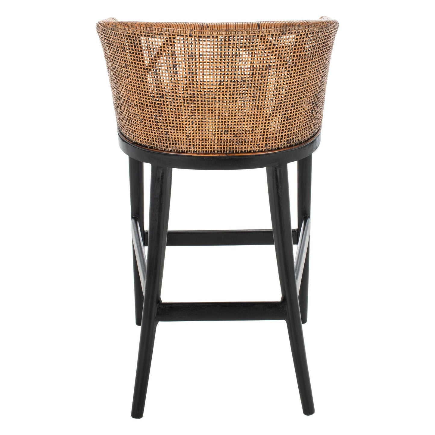 Tabouret de bar en rotin SAFAVIEH Virona de 76 cm (30 pouces) - 56,6 x 52,1 x 99 cm (22,3 L x 20,5 l x 39 h) - 56,6L x 52,1l x 99h