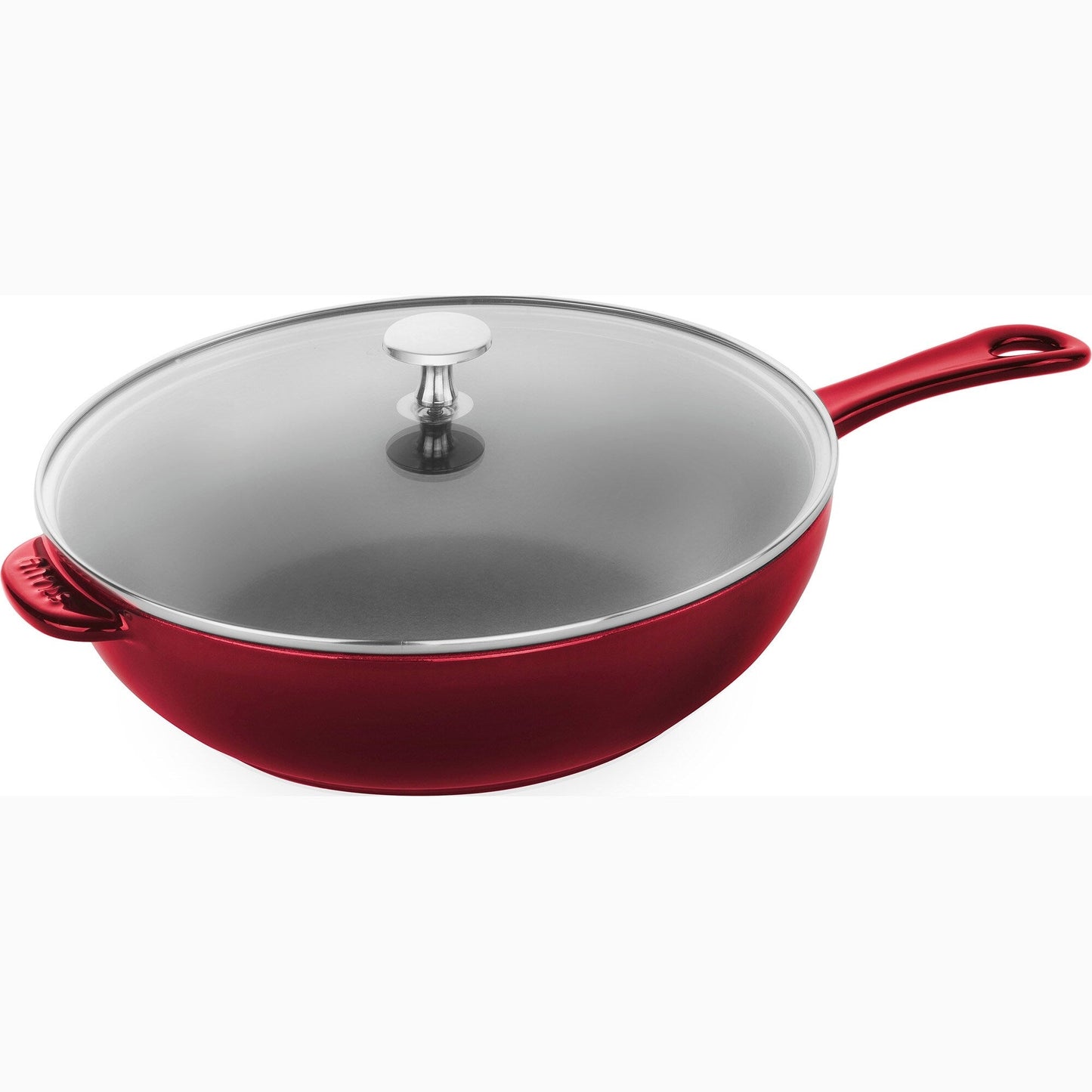 Casserole quotidienne en fonte STAUB de 2,9 quarts avec couvercle en verre