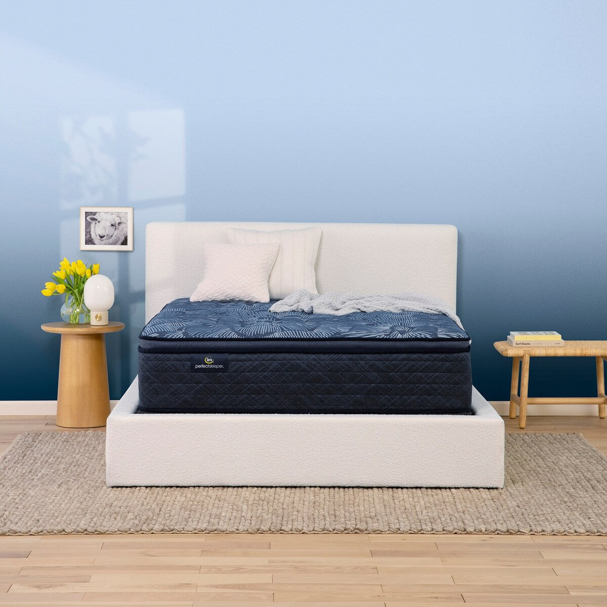Matelas Serta Perfect Sleeper Oasis Sleep 14.5 à surcouche moelleuse de densité moyenne